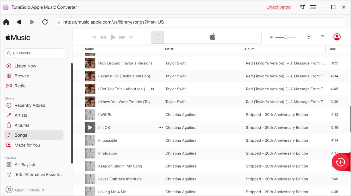 Add Playlists to TuneSolo Apple Music Converter