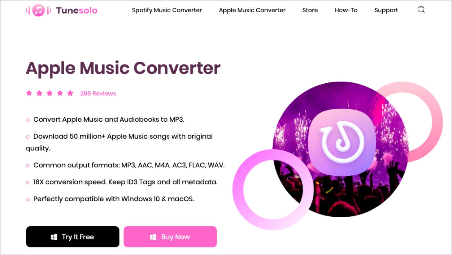 Caratteristiche principali di TuneSolo Apple Music Converter