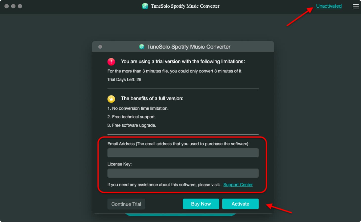 How to Activate Tunesolo Spotify Music Converter