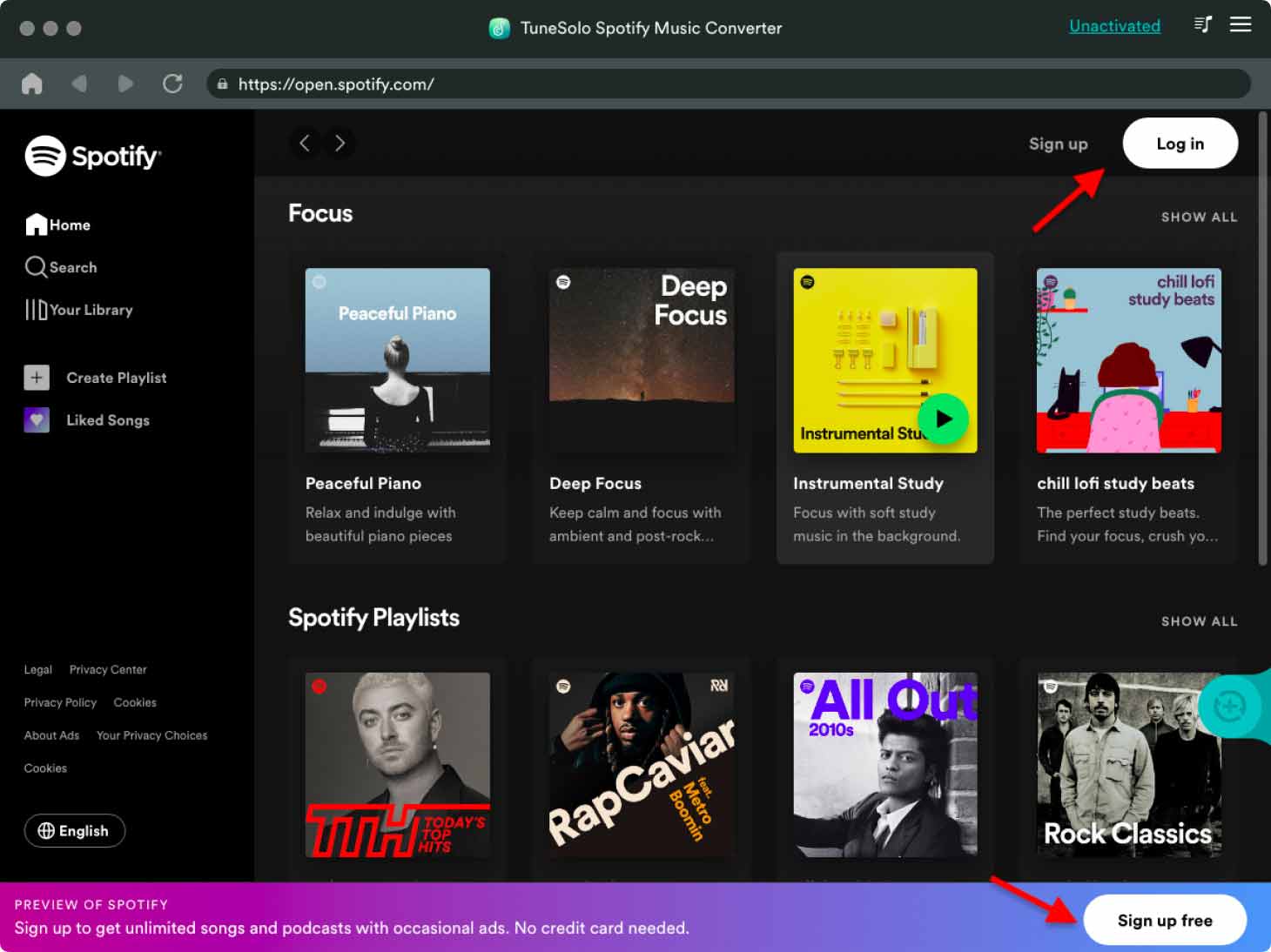 Connectez-vous à Votre Spotify Compte