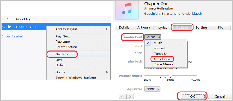Change the Settings in iTunes