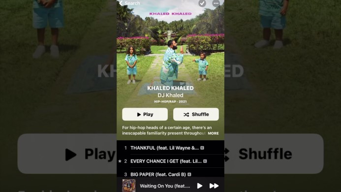 Animated Album Covers in Apple Music