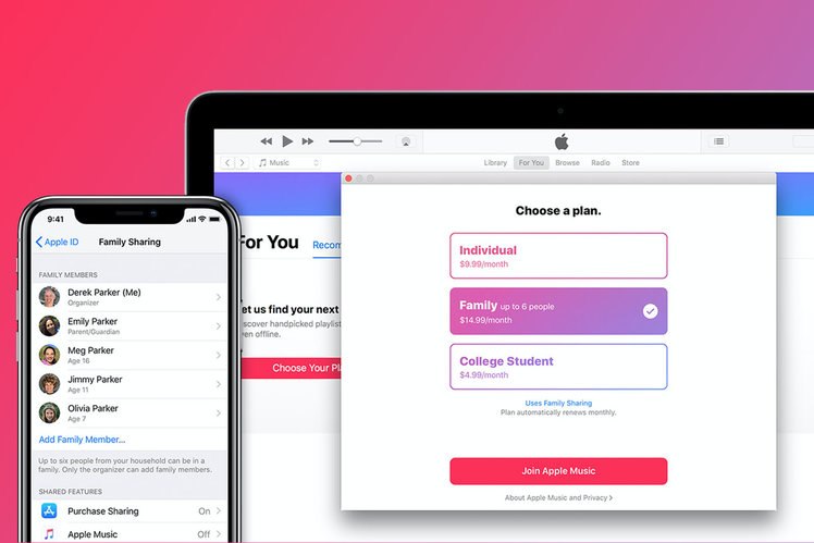 Apple Music Family plan