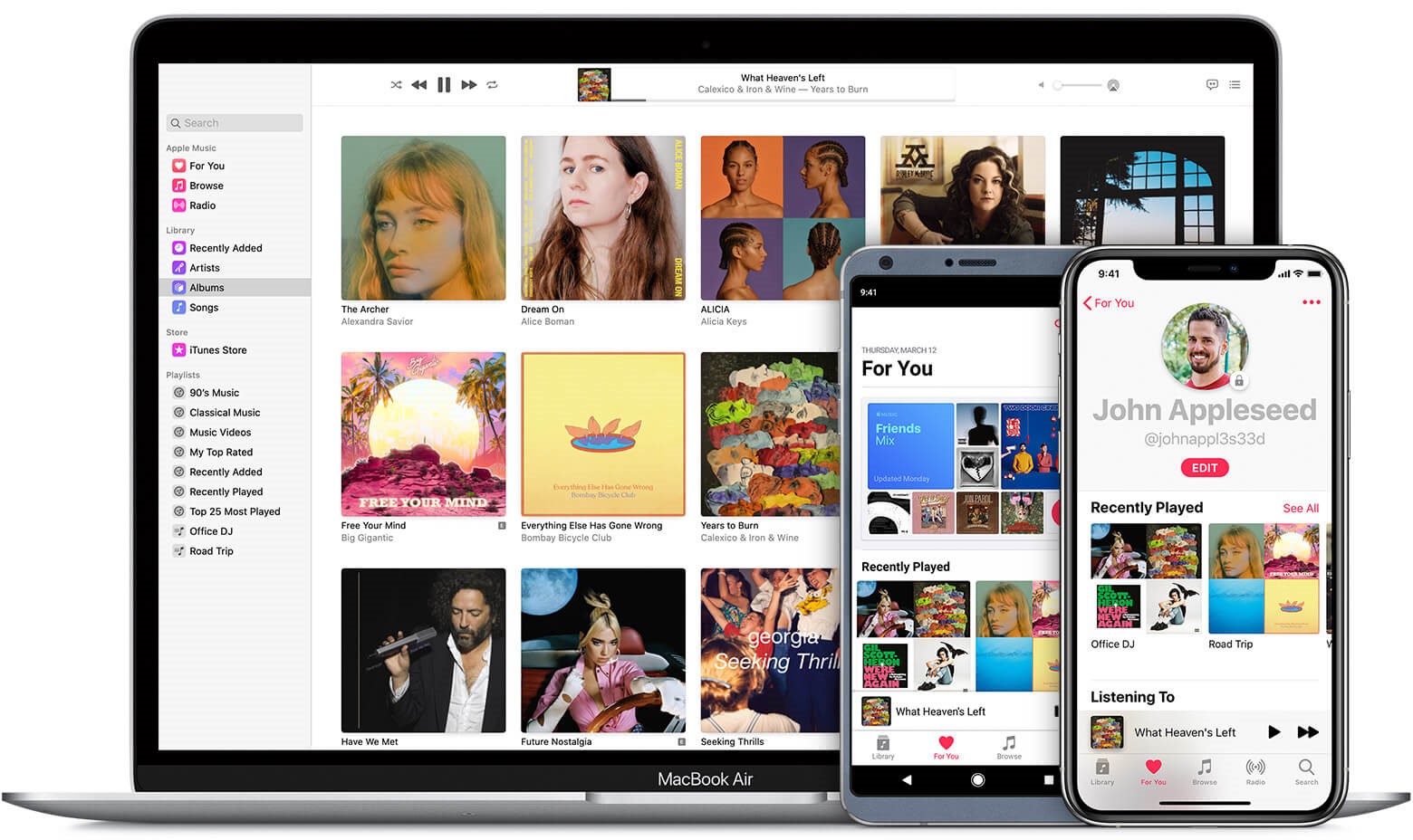 Apple Music на рабочем столе