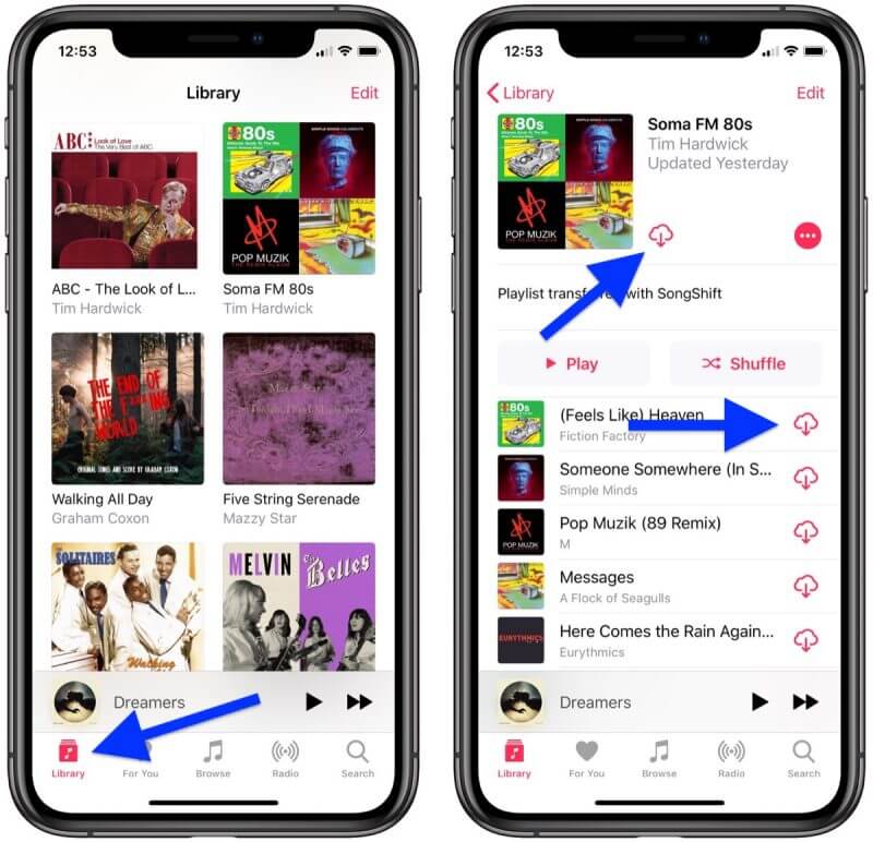 Скачать песни из Apple Music на мобильный