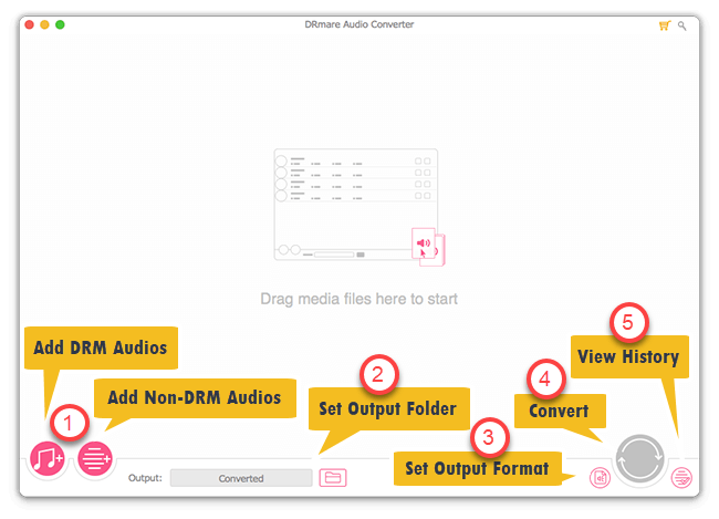 Convertidor de audio DRmare