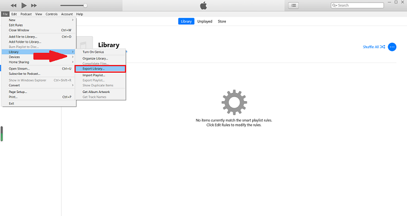 Transfiere la lista de reproducción de iTunes a Android a través de USB