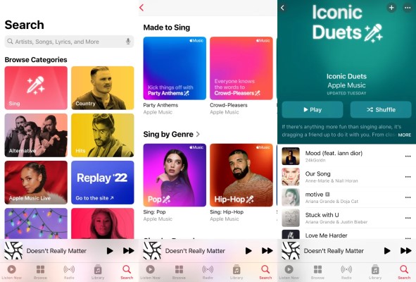 如何在 Apple Music 上查找卡拉 OK 歌曲