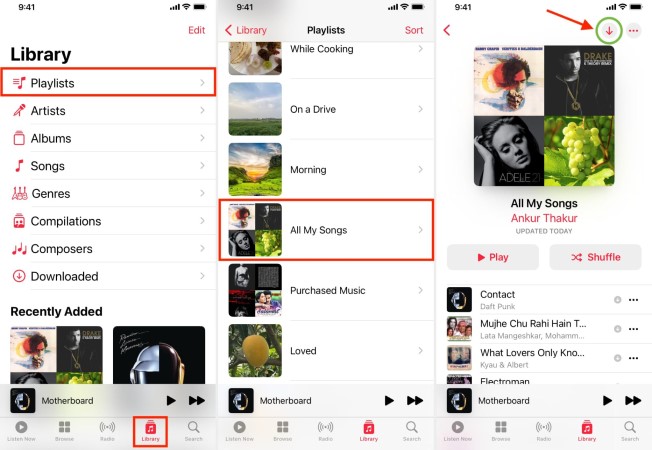 Download al uw Apple Music-nummers op iPhone / iPad