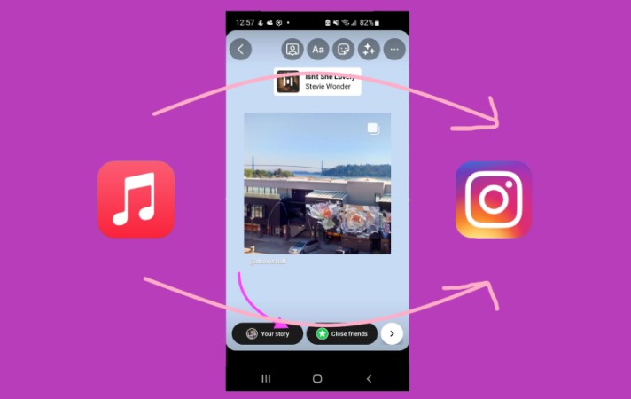 How to Share Apple Music on Instagram Story
