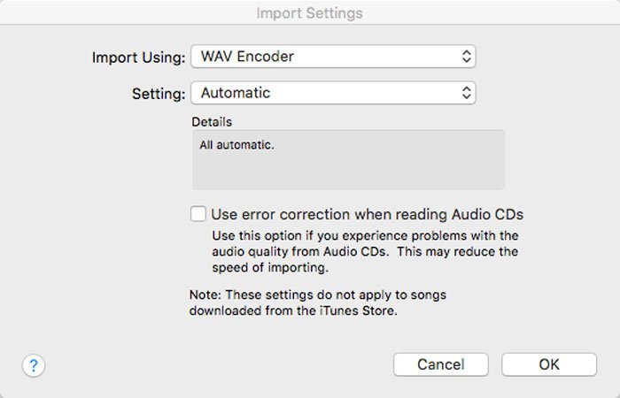 Converting iTunes Files to WAV in iTunes