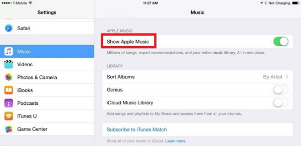 將Apple Music同步到iPod Touch