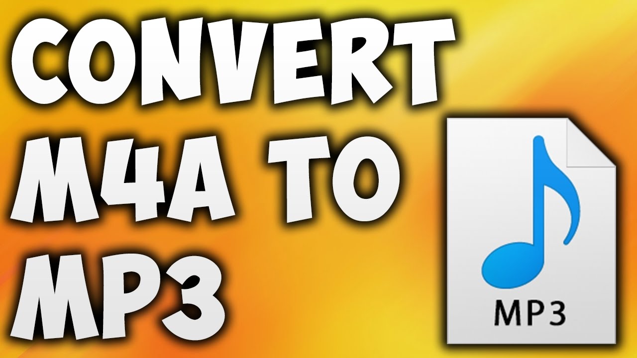 Convert M4A to MP3