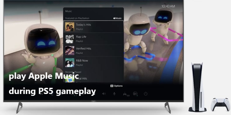 Lire Apple Music pendant le jeu sur console PS4/PS5
