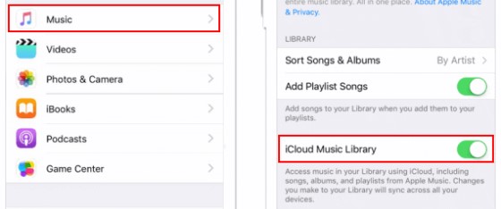 Disable iCloud Music Library and Re-enable it