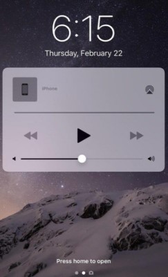 Disable Apple Music Lock Screen Widget