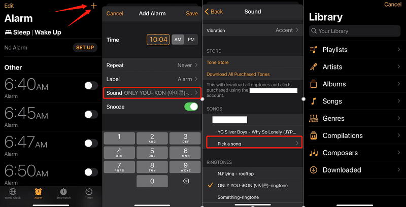 Imposta Apple Music come sveglia su iPhone