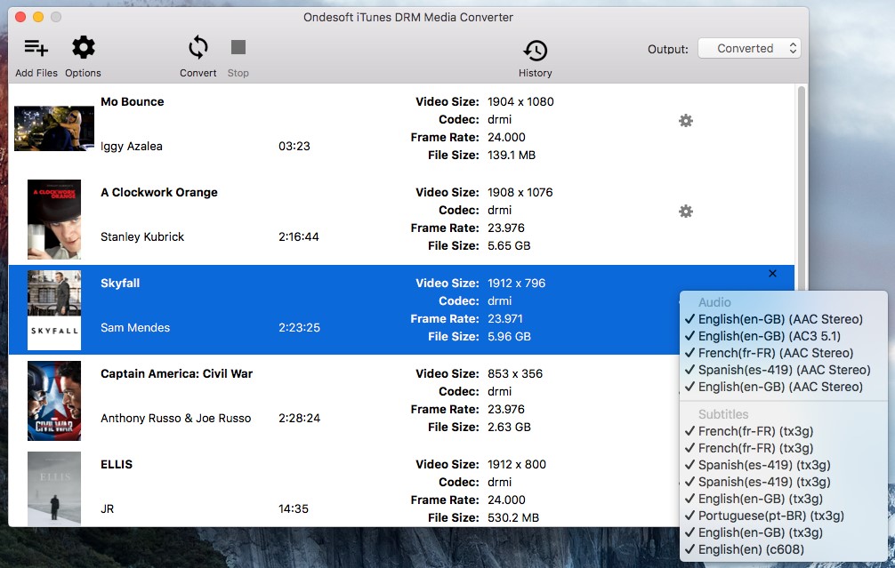 Setup Output Settings in Mac