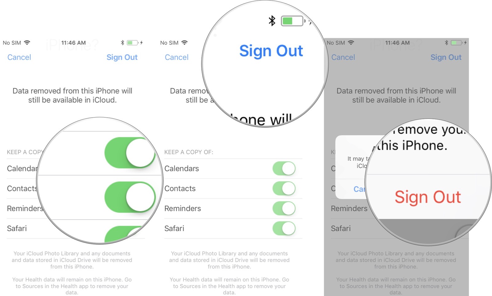 Sign Out Your Apple ID