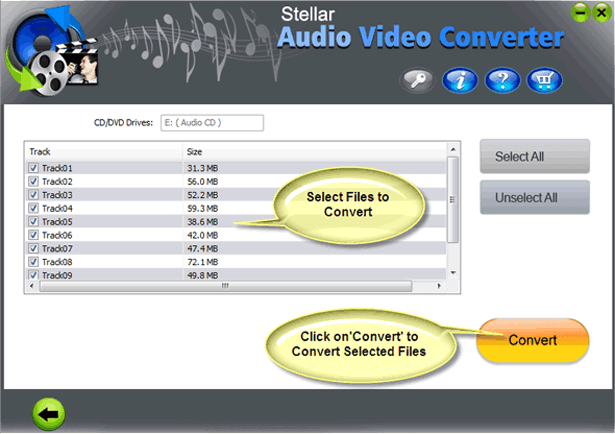 Stellar Audio Video Converter