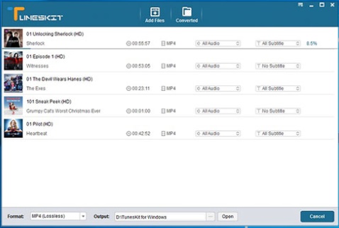 Convertidor de medios TunesKit DRM