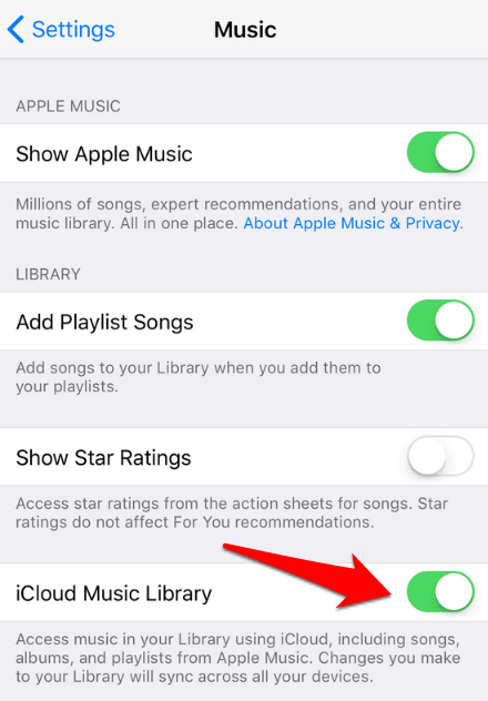 Switch Off Your iCloud Music