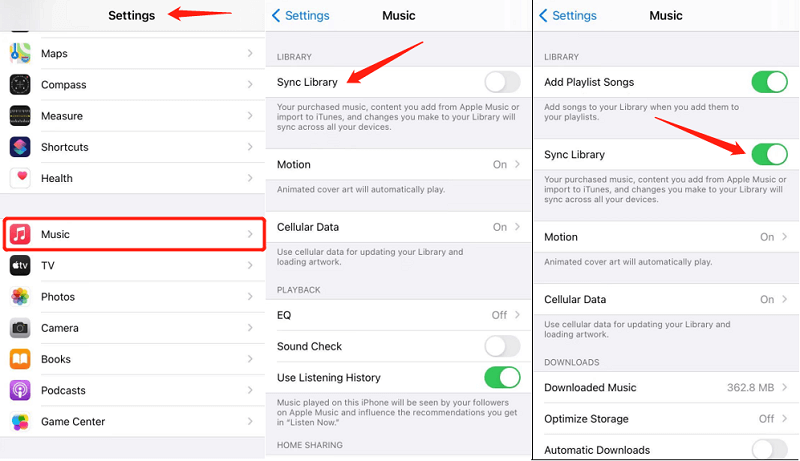 Check Apple Music Setting