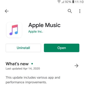 Check and Update Apple Music on Android