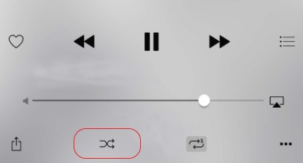 Turn On or Turn Off the Autoplay Mode Using Infinity Sign Apple Music Simbol