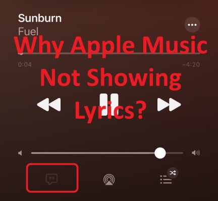 Why is Apple Music Not Showing Lyrics