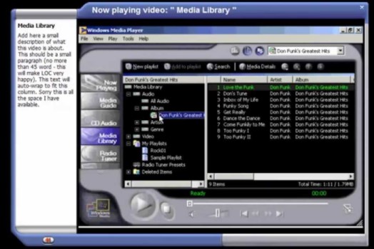 Windows XP 上的 Windows Media Player