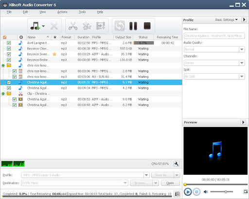 Xilisoft 오디오 변환기