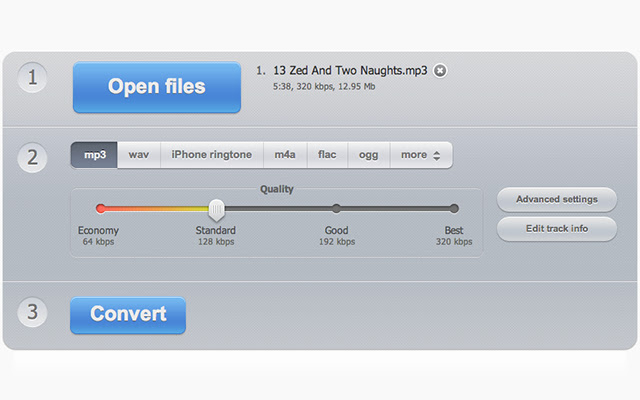 Convert AAX to MP3 with Online Audio Converter