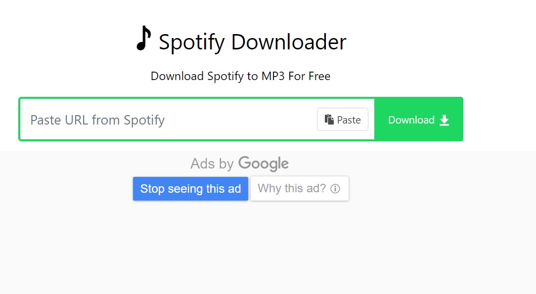 Spotify para conversor de MP3 online e gratuito