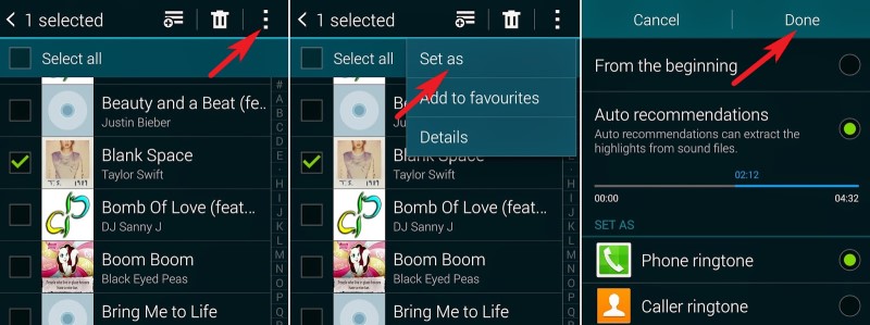 How to Set a Song as Samsung Ringtone