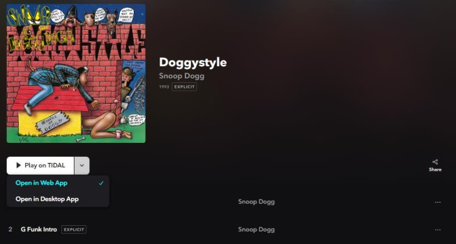 Play Snoop Dogg’s Music on TIDAL