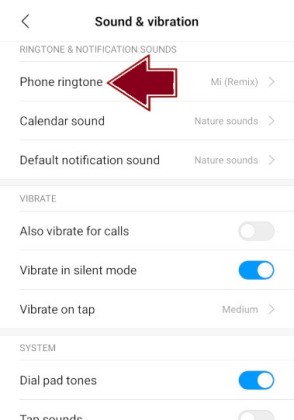 How to Change Ringtone on Xiaomi