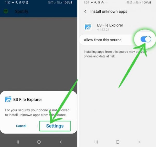 Télécharger Spotify Premium gratuitement sur Android