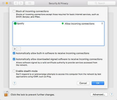 Check Firewall on Mac