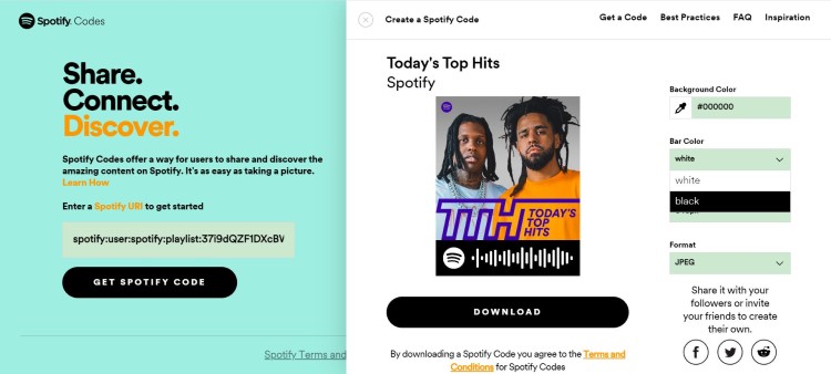 How To Create A Spotify Scan Code