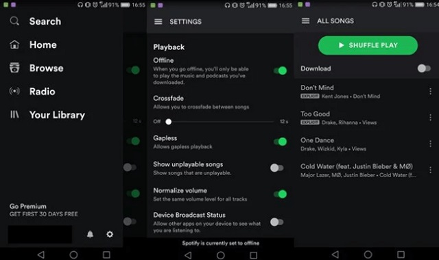 Listen To Spotify Offline With Premium On Android/iOS