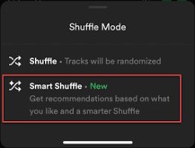 The Shuffle Feature in Spotify