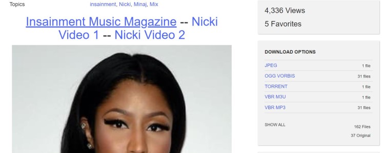 Sitios gratuitos para descargar canciones de Nicki Minaj legalmente