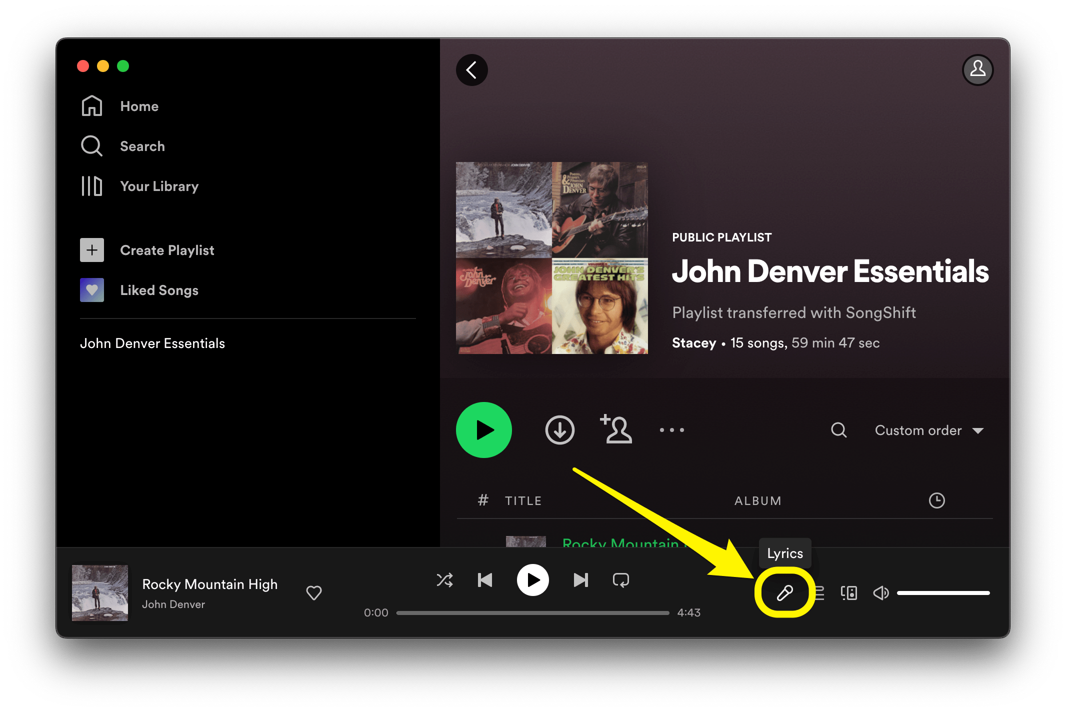 How to see Spotify Lyrics on IOS