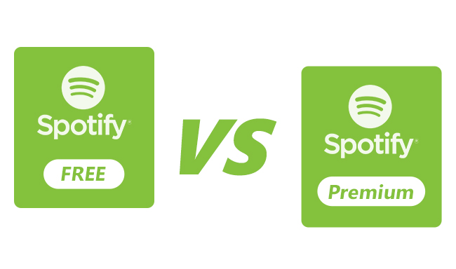 Comparison Between Spotify Free and Premium