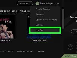How to Log out of Spotify on Web