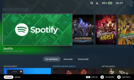 Установить и играть Spotify Музыка в Steam Deck