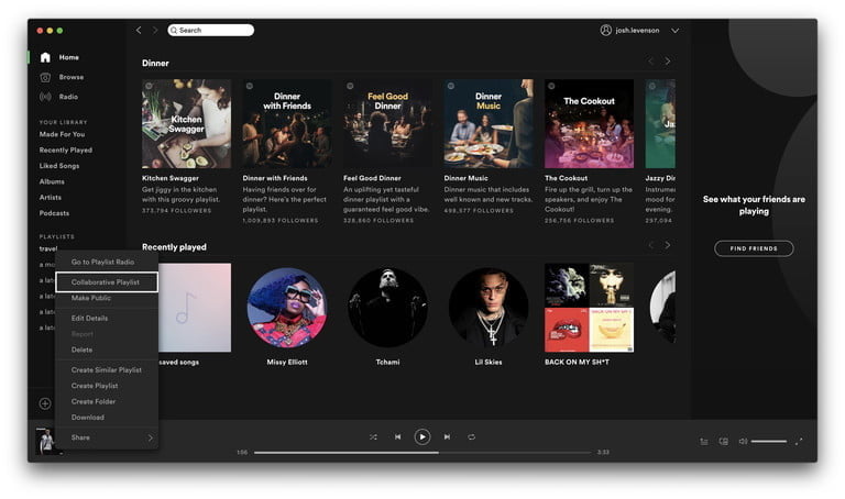 Make Collaborative Playlist On Desktop