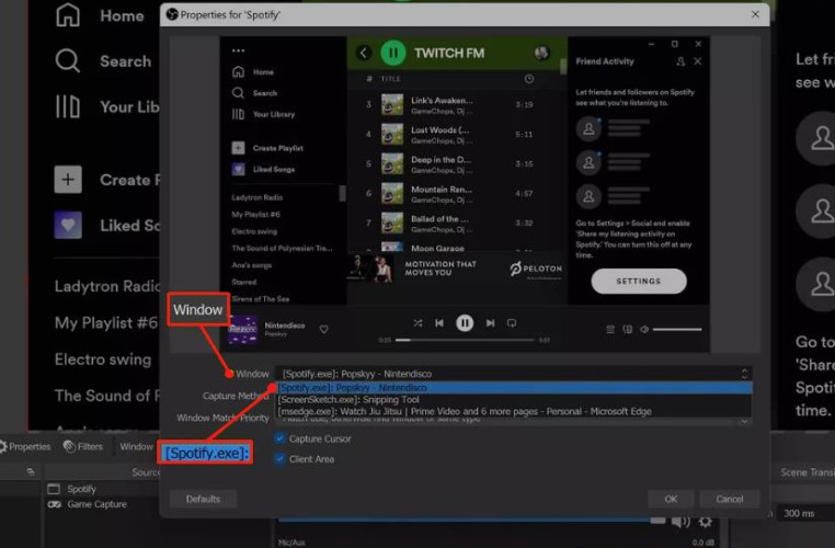 Add Spotify to Twitch Stream Using OSB Studios