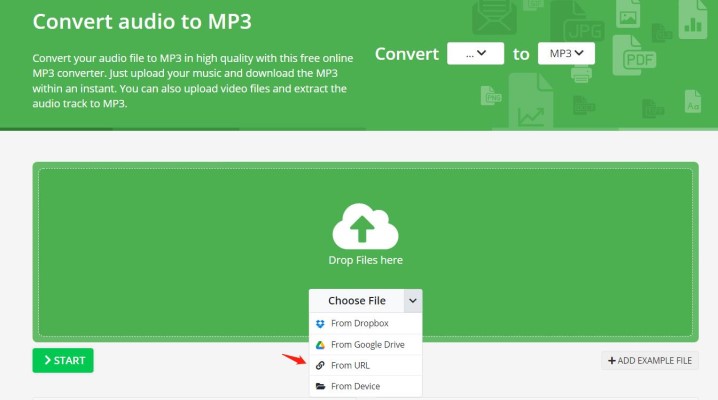 Online kostenlos Spotify zu MP3-Konvertern